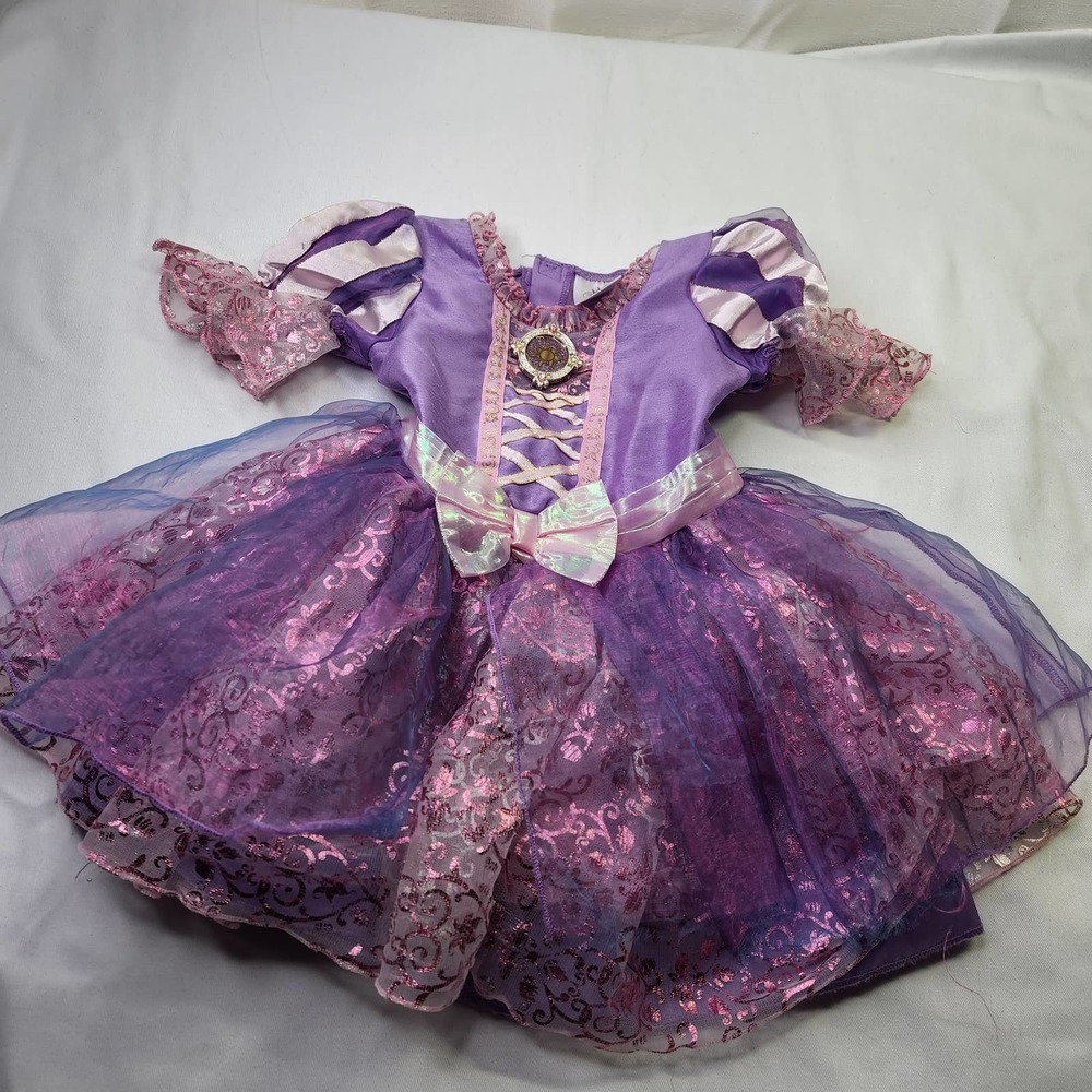 Disney Store Princess Rapunzel Costume Size 18-24 Months Purple